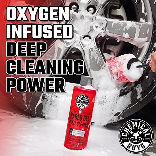 Chemical Guys CLD_997 Diablo Gel Oxygen Infused Foam Wheel and Rim Cleaner, Concentrated (Safe on All Wheel & Rim Finishes), for Cars, Trucks, SUVs, Motorcycles, RVs & More 128 fl oz (1 Gallon) - style: Diablo Gel 128 oz