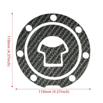 Motorcycle Carbon Tank Pad Protector Sticker Fuel Gas Oil Cap Decal, Anti-Scratch Oil Gas Tank Pad (CBR600RR CBR1000RR RVF VFR CB400 CB1300) - color: Cbr600rr Cbr1000rr Rvf Vfr Cb400 Cb1300
