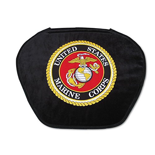 Butt Buffer Military Motorcycle Seat Cushion - Polymer Gel PAD Compatible with Harley-Davidson, Honda, CAN AM, BMW - Marine Corps (Medium) - size: Medium