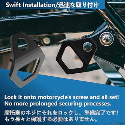 Motorcycle Tie Down Anchor Hook Heavy Duty Stainless Steel 10 Pack - Dirt Bike Tie Down Strap Rings Accessories for Truck, Camper, Trailer, Truck Bed Tie Down Anchor (Large) - style: Large