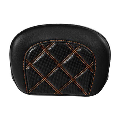 Detachable Sissy Bar Backrest Pad Fits For Harley 1997-2023 Touring Road King Tri Glide Street Glide Road Glide Electra Glide 2018-2023 Softail Slim FLSL Low Rider FXLR - color: Style F# 1