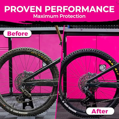 Muc-Off Bike Cleaner Concentrate | Powerful Nano Tech Bike Cleaner | Safe on Carbon Fibre, Biodegradable Formula for Bicycle and Motorcycle Cleaning - size: 33.81 Fl Oz (Pack of 2)