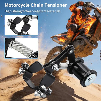 Universal Chain Adjuster Guide Roller for Dirt Bikes, Go-Karts, and Motorized Motorcycles