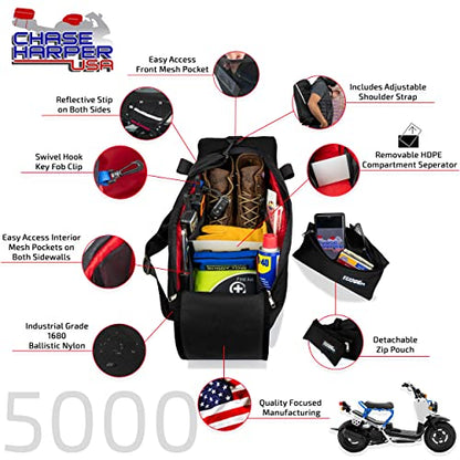 Chase Harper USA - Ruckus 5000 Under The Seat Bag - Compatible with All Ruckus Model Years With Stock Frame- Water and Tear-Resistant, Industrial Grade 1000D Nylon – Coyote Brown - color: Coyote Brown, size: Stock Frame Fit, style: Bag Only
