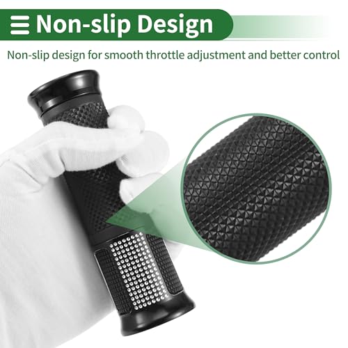 7/8" 22mm 15/16" 24mm Motorcycle Hand Grips Cover Kit Aluminum Alloy Handlebar Hand Grips Black 1 Set Diamond Pattern Side Checkered Diamond Pattern - color: Black