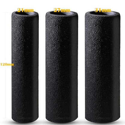 Motorcycle Handlebar Grips Foam Comfort Grips Universal Sponge Covers Anti-Slip Handlebar Grip (1.06 inch)