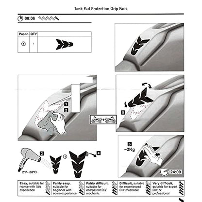 Motorcycle Tank Traction Pad Side Gas Knee Grip Protective Sticker Protector For Yamaha MT-09 MT 09 MT09 from 2021-2022 2023
