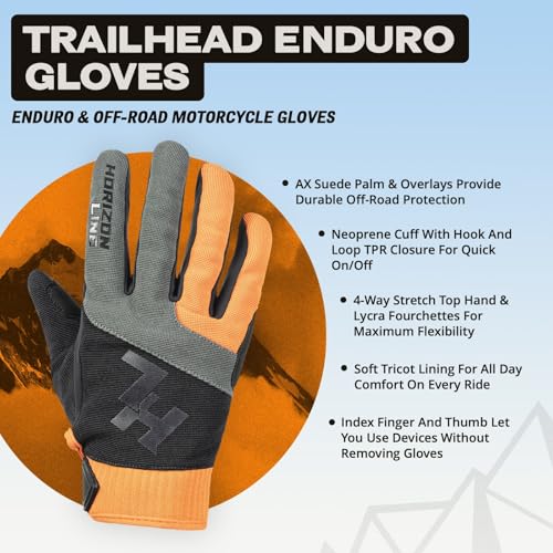 Tourmaster Trailhead Enduro Motorcycle Gloves - color: Hi-viz/Olive, size: XX-Large