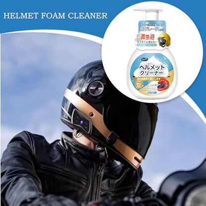 Helmet Deodorizer Spray - Motorcycle Cleaner, Deep Cleaning Formula | Motorbike Glove Stain Removal Accessory, Gear Care Solution For Fresh Scent Finish Protection, Foam Cleaner Odor Eliminator, Agent