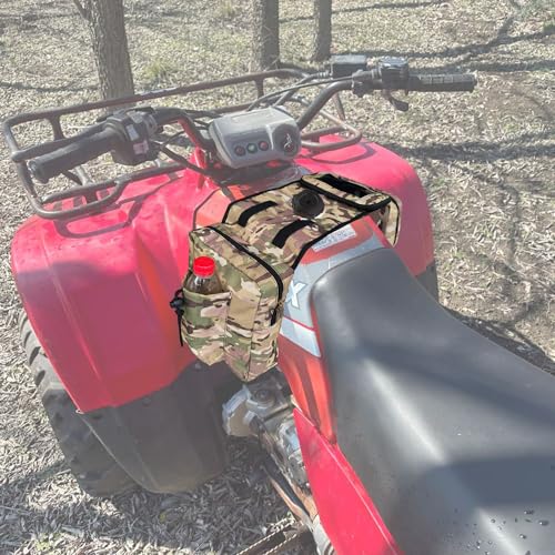 ATV Tank Bag Saddle Bag Waterproof Motorcycle Bag Compatible with Snowmobile Sportsman Scrambler FourTrax Grizzly UTV Hanging Storage Bag Phython - color: Camo Phython