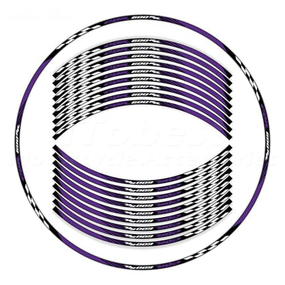 CBR 17 inch Wheel Rim Stickers Decals Tape Compatible with CBR600RR 2003-2025 F5 Motorcycle Reflective Rim Tapes Sticker Stripe (Purple) - color: Purple