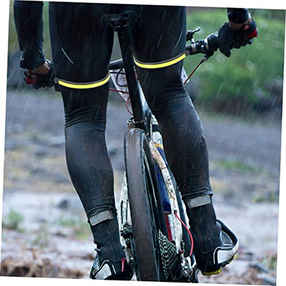 Happyyami Bike Reflector Clip Bike Trousers Clips Daily Use Riding Decor Night Riding Trousers Band Alarming Bike
