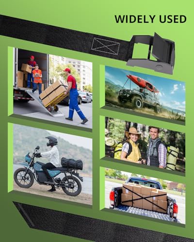 Lashing Straps with Buckles, 0.75'' x 48'' Tie Down Straps Ratchet Adjustable Cam Buckle Pull Luggage Straps Cinch Strap for Packing Cargo Trucks Motorcycle Kayak Bike Rack Black 4 Pack - size: 4-Pack 0.75'' x 48''