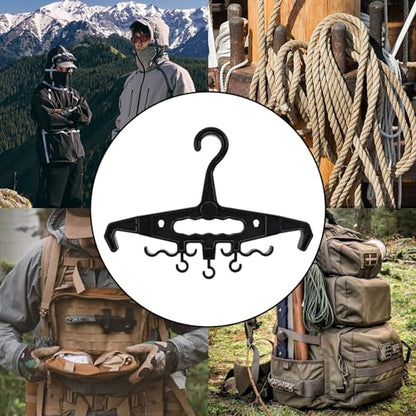 YOZWOO Heavy Duty Plastic Hangers with Detachable Hook - Thick Non-Slip Hanger & Plastic Hanger for Clothes, Police Vests, Military Gear & Wetsuits, 200 lbs Capacity Hangers (Gray) - color: Upgraded Gray