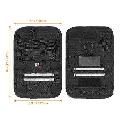 KEMIMOTO Saddlebag Organizers 2 Packs Universal for Touring Motorbike Models for Street Glide Road Glide Road King Motorcycle Saddle Bag Organizers
