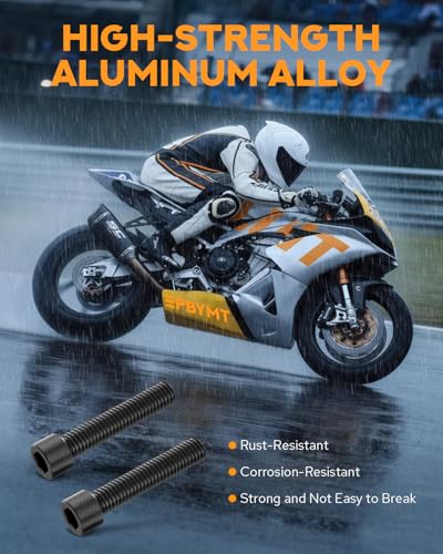 PBYMT 6MM Swingarm Spools, Sliders Stand CNC Universal M6 Black Compatible with YZF R7 R1 R3 R6 R6S YZF600R FZ1 FZ6 FZ6R FZ8 FJ09 FZ09 FZ10 MT09 MT10 XSR900 FJR1300 XTZ1200 RSV4 821 899 959 - size: 6MM