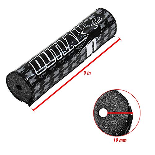 Outlaw Racing Bike Handlebar Pad Cushion for Crossbar - Fits Atv'S Motorcycles and Dirt Bikes – Handlebar Protector Pad – Approx. 8.9-Inch-Long Black - color: Black