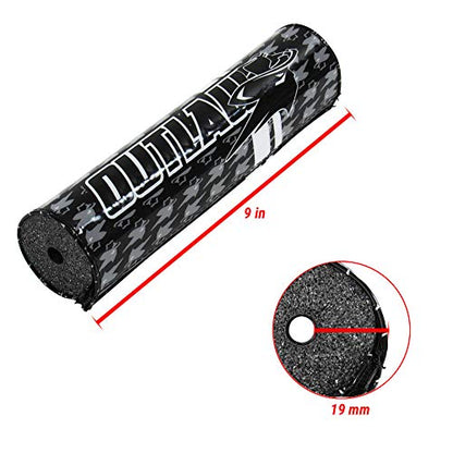 Outlaw Racing Bike Handlebar Pad Cushion for Crossbar - Fits Atv'S Motorcycles and Dirt Bikes – Handlebar Protector Pad – Approx. 8.9-Inch-Long Black - color: Black