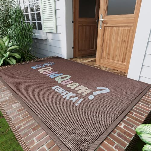 Custom Door Mats Personalized Commercial Floor Mat with Any Logo Text Entryway Welcome Doormat Non-Slip Rugs for Business Indoor Outdoor - size: 3' x 6' (Rectangular)