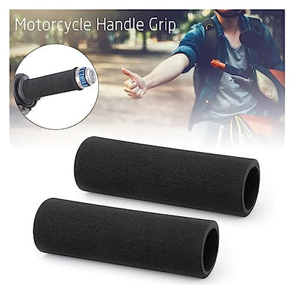 Universal Motorcycle Handlebar Sleeve Grip Foam Anti Slip Vibration Hand Grips Gloves Levers Cover Motorcycle Accessories - color: 1 pair