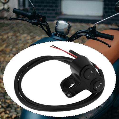 Motorcycle Handlebar Dual Button Switch 12V for 7/8 inch (22mm) Handlebar Compatible with Motorcycle ATV EBike