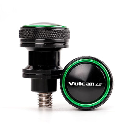 Fit for KAWASAKI Vulcan S 650 VN650 2015-2023 2024 2025 2026 Motorcycle Accessories M10 Swingarm Spools Slider Stand Screws (Green) - color: Green