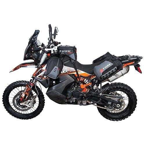 Tusk Excursion Rackless Luggage System Base Standard Heat Shield Black/Tan For Suzuki V-Strom 1000XT Adventure 2019