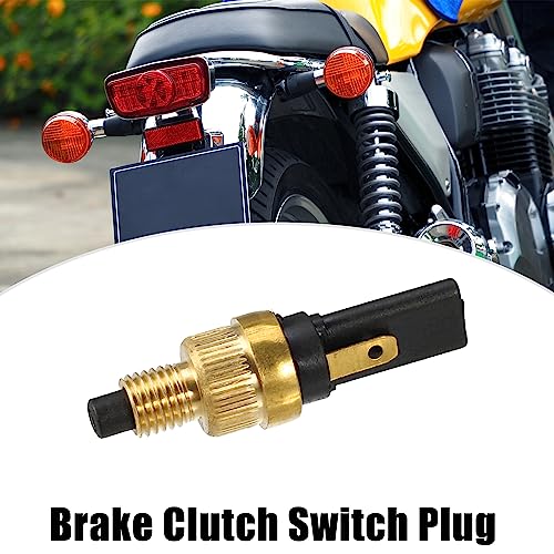 X AUTOHAUX 2pcs 6mm Motorcycle Brake Tail Light Front Rear Brake Clutch Switch Plug Universal for Motorcycle Scooter