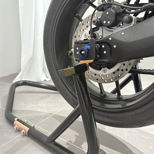 Compatible with MT07 MT 07 MT-07 FZ07 2014-2024 2025 2026 Motorcycle Rear Wheel Axle Crash Protector Swingarm Spools Slider Stand Screws Accessories (Black) - color: Black