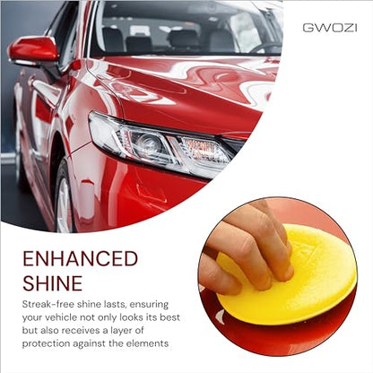 Wax Applicator Pads 12 Pcs - Buffing Pads for Erase Car Scratches - Foam Polishing Pads Detailing - Car Wax Applicator Pads/Sponges for Polishing Car, 3.94 Inches