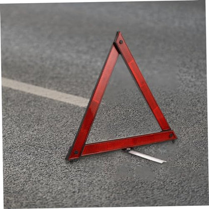 3pcs Road Safety Triangles Reflective Tape Emergency Roadside Triangle Sign