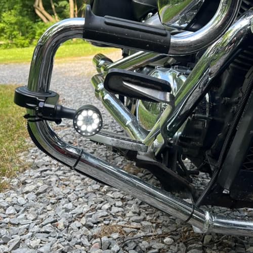 Motorcycle Universal Bullet Front Rear LED Turn Signals,Amber Blinker Indicator Red Brake Taillights Motorbike Running Light Compatible with Harley Kawasaki Honda Suzuki Yamaha Triumph Scooter - color: Amber+Red+White