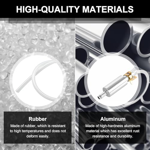 2PCS Brake Bleeder Hose, One Way Check Valve Tube Bleeding Tool Kit for Car Motorcyle Clutch, Motorcycle Brake Bleeder Kit with Nozzle Cap & Clamp, Car Clutch Fluid Replacement Hose