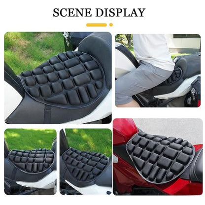 Motorcycle Seat Cushion for Kawasaki KLR 650 1987-2024-pr, Comfortable Breathable Shock Absorption Motorcycle Seat Pad Soft Motorbike Seat Cushion for Long Rides