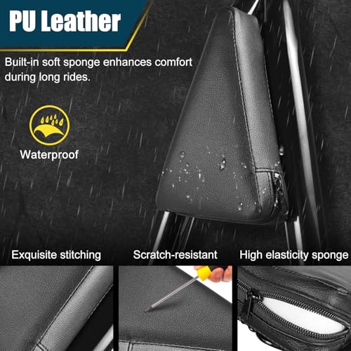 Motorcycle Detachable Sissy Bar Backrest with Luggage Rack Compatible with for 1996-2017 Yamaha VStar 650 400 Dragstar 650 400 Custom Passenger Backrest and Back Rest Pad - size: 1996-2017 Custom