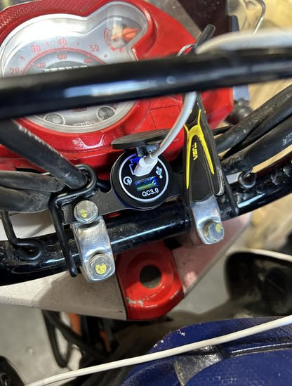 Compatible for Honda Navi 110 2022-2024 Plug & Play Wiring Harness Connector Accessory Kit + Mount Bracket