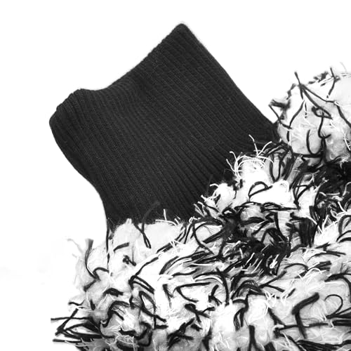 Long Pile Microfiber Wash Mitt, Swirl-Free Finish, for Cars, Trucks, Boats, RVs and Motorcycles, Machine Washable, Auto Detailing (1, Black) - color: Black