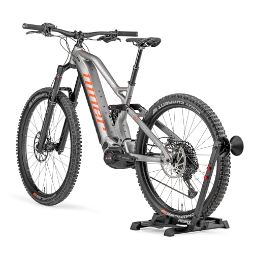FEEDBACK SPORTS | Rakk 2.0 E-Bike Storage Rack | Freestanding Floor Electric Bike Stand | with Magnetic Cord Organizer - style: Rakk 2.0 E-bike Storage Rack