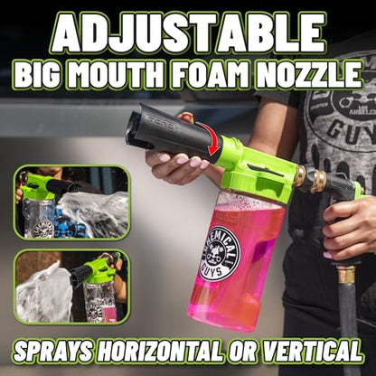 Chemical Guys TORQ Foam Blaster 6 - Foam Cannon Garden Hose Attachment,Easy to Use,Sprays Thick Suds for Safe Washing Trucks,SUVs,Motorcycles,RVs,and Other Vehicles,(Pack of 6) - size: FOAM BLASTER ONLY (Pack of 6)