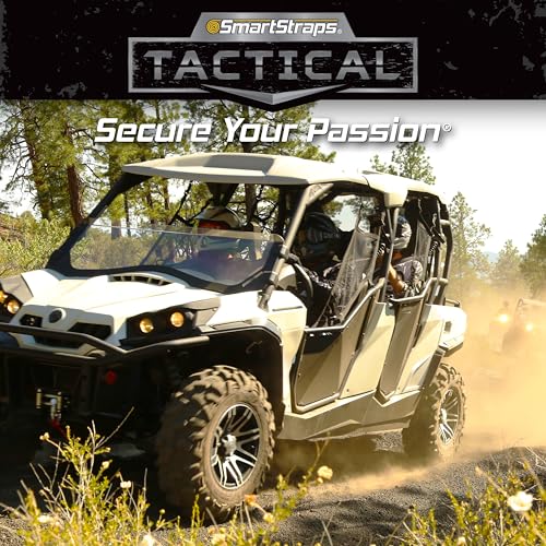 WINSTON PROD The 14 ft. Yellow Tactical Ratchet Tie Down Straps with 1,667 lb. Safe Work Load with a 5000lb Break Strength- 2 Pack for Hauling Large Equipment, Larger Tractors, Vehicles.