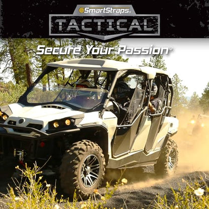 WINSTON PROD The 14 ft. Yellow Tactical Ratchet Tie Down Straps with 1,667 lb. Safe Work Load with a 5000lb Break Strength- 2 Pack for Hauling Large Equipment, Larger Tractors, Vehicles.