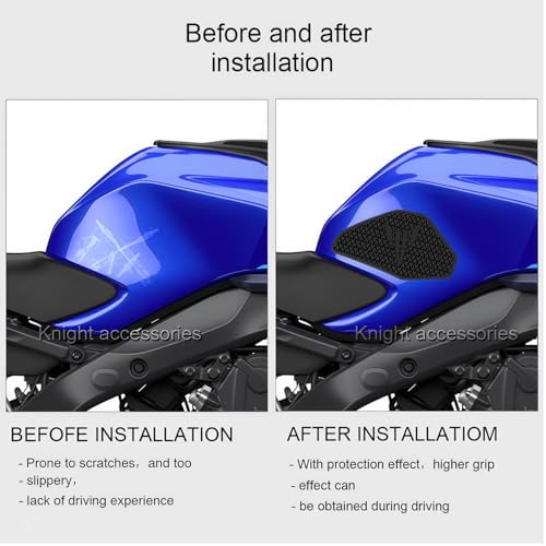 2025 MT09 New Motorcycle Tank Pad Protector For MT 09 MT-09 mt09 2024 Side Fuel Tank pad Tank Pads Protector Stickers Decal Gas Knee Grip Traction