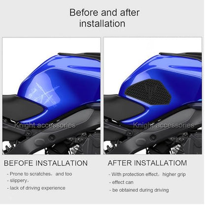 2025 MT09 New Motorcycle Tank Pad Protector For MT 09 MT-09 mt09 2024 Side Fuel Tank pad Tank Pads Protector Stickers Decal Gas Knee Grip Traction