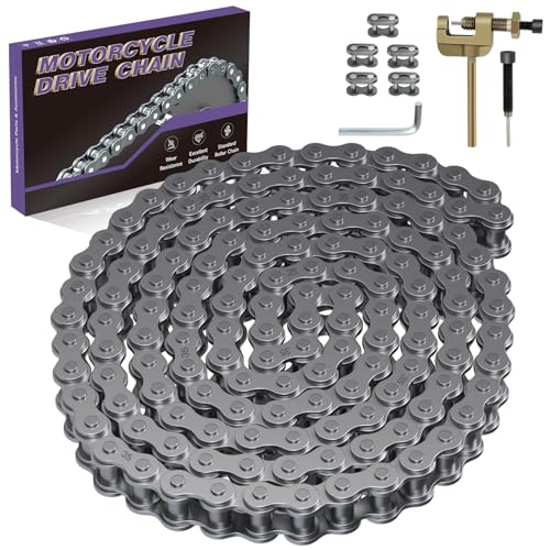 35 Chain 140 Links Chain Breaker Compatible with Coleman Mini Bike CT100U CC100X Baja DB30 Motovox MBX10 MBX11 Predator 79cc 97cc 100cc Mega Moto MM-B80 105cc Engine Parts - color: Black