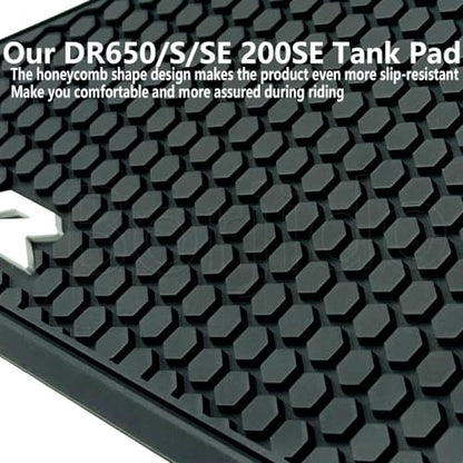 For DR650S DR650 DR650 SE DR200SE Tank Pad Motorcycle Sticker Decal Knee Grip Traction Pads For dr650s dr650 dr650se 2024 2023 2022-2004 dr200se Accessories Gas Tank side Protectors