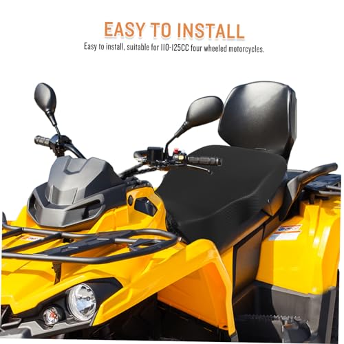 GLEAVI 125cc Elasticity Cushion Atv Seat for Quad Non- Motorcycle Seat Pad Easy Installation Comfortable Riding Accessory for Enhanced Performance