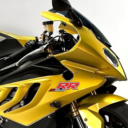 Awonderful Motorcycle S1000RR Fairing Decal Sticker for S1000RR 2009-2014 - Fairing Side Section Decal Sticker (Red and White) - color: Red and White
