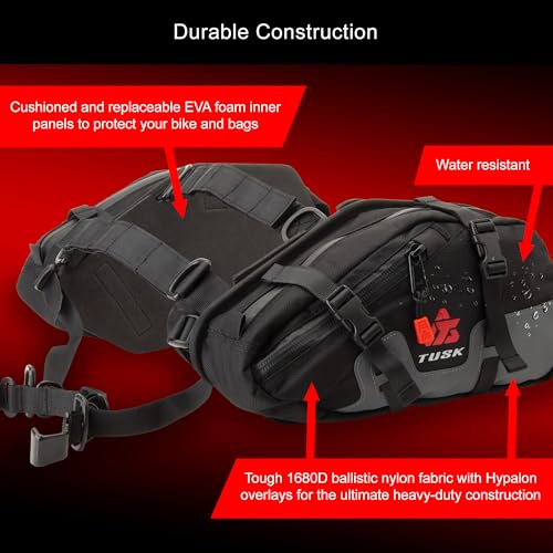 TUSK Traverse Pannier Bags - size: Base System w/ Dry Duffel Tail Bag