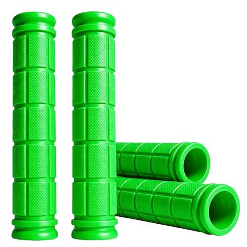 2 Pairs Bike Handlebar Grips for Bikes - color: Green