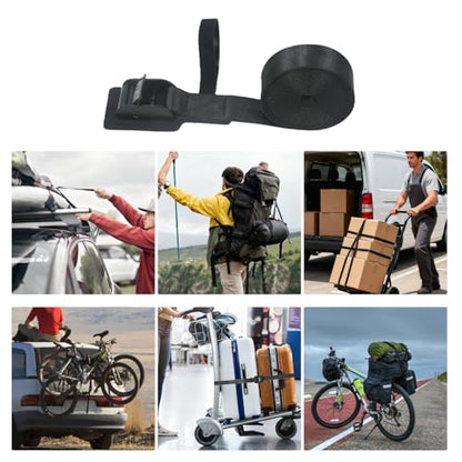 4 Pack Cam Buckle Tie Down Straps Adjustable Lashing Straps with Buckles, 1000LBS Break Strength for Bike Rack, Kayaks, Motorcycles, Truck, Cargo, Luggage, 1" x 4' - size: 1''×4'